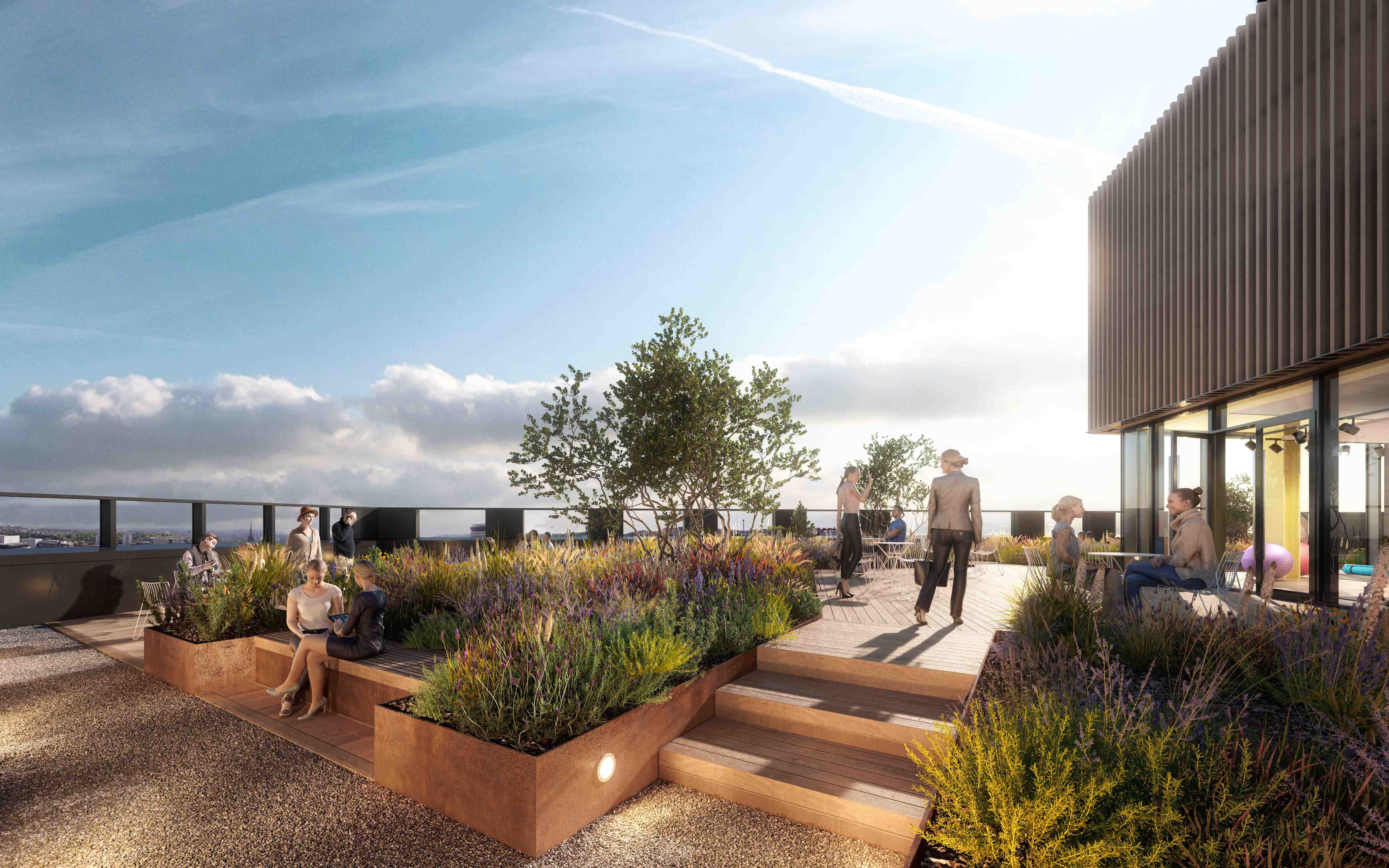 Assembly Bristol: Building C: Roof Terrace